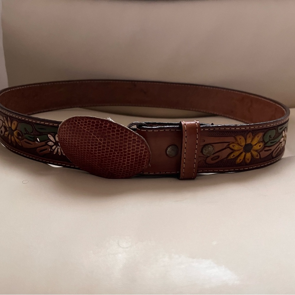 Leather Belt- handmade in Mexico